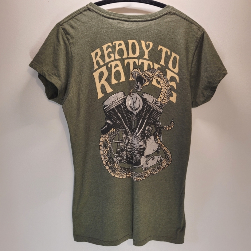 Venegasi Jackets Ready to Rattle tshirt- size XL